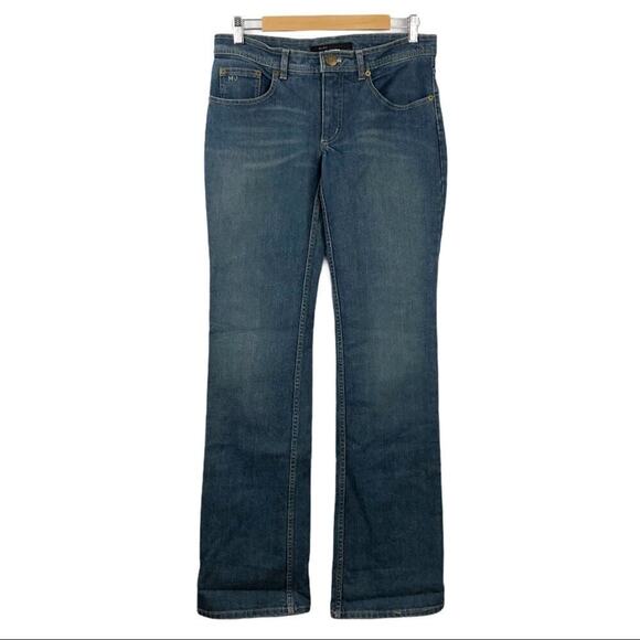 Marc Jacobs Boot Cut Pink Accent Pocket Jeans Sz 6 - Picture 4 of 16